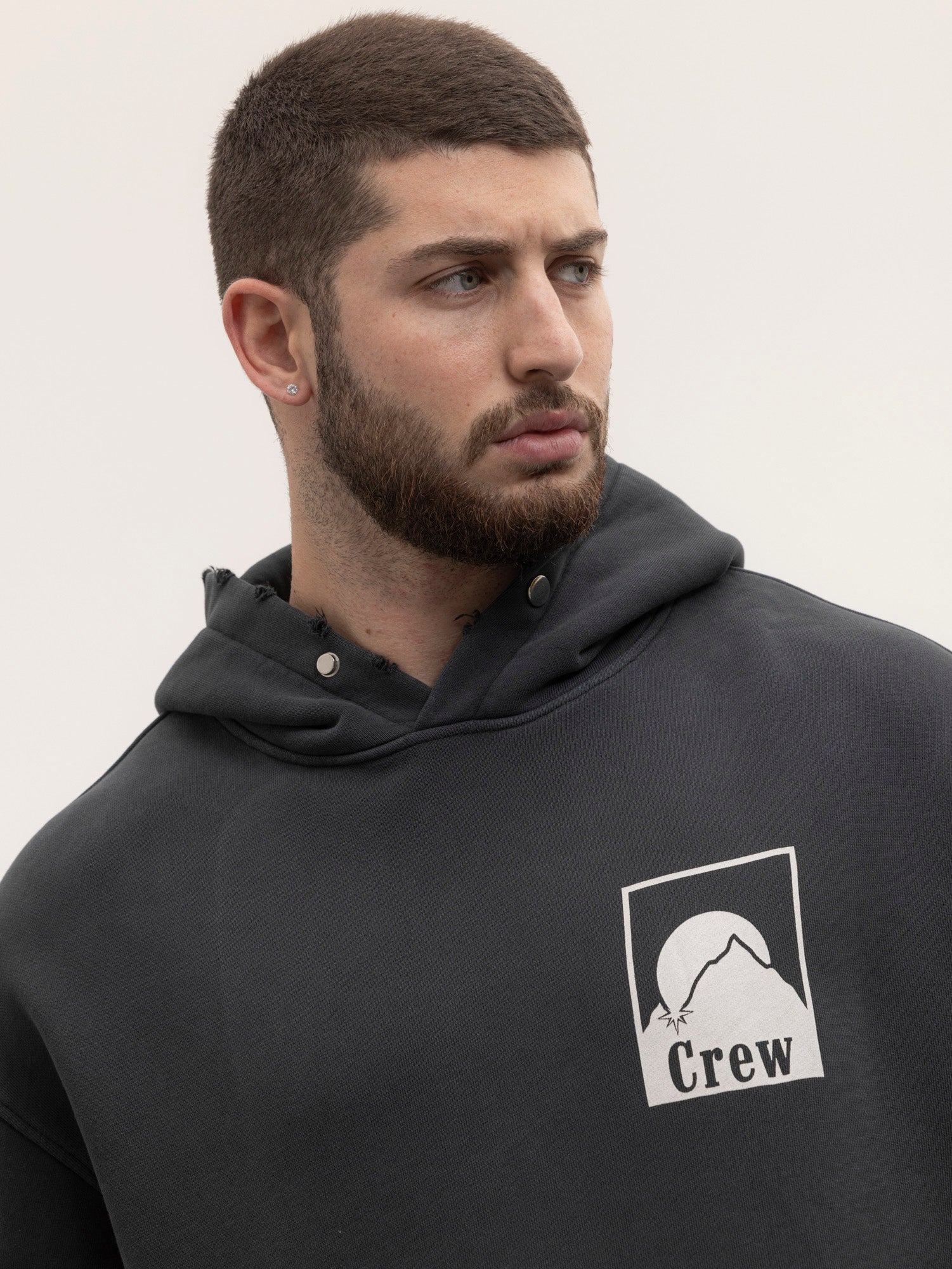 CREW MILANO Relax Logo Hoodie