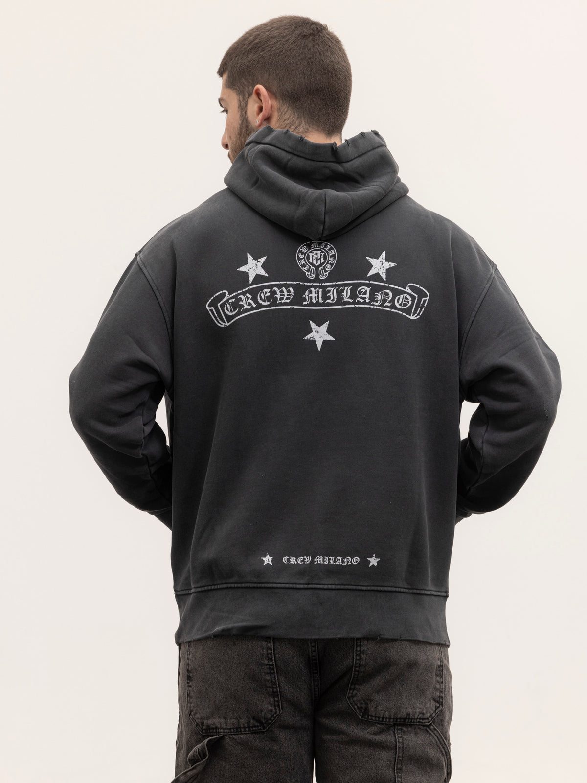 CREW MILANO Relax Logo Hoodie