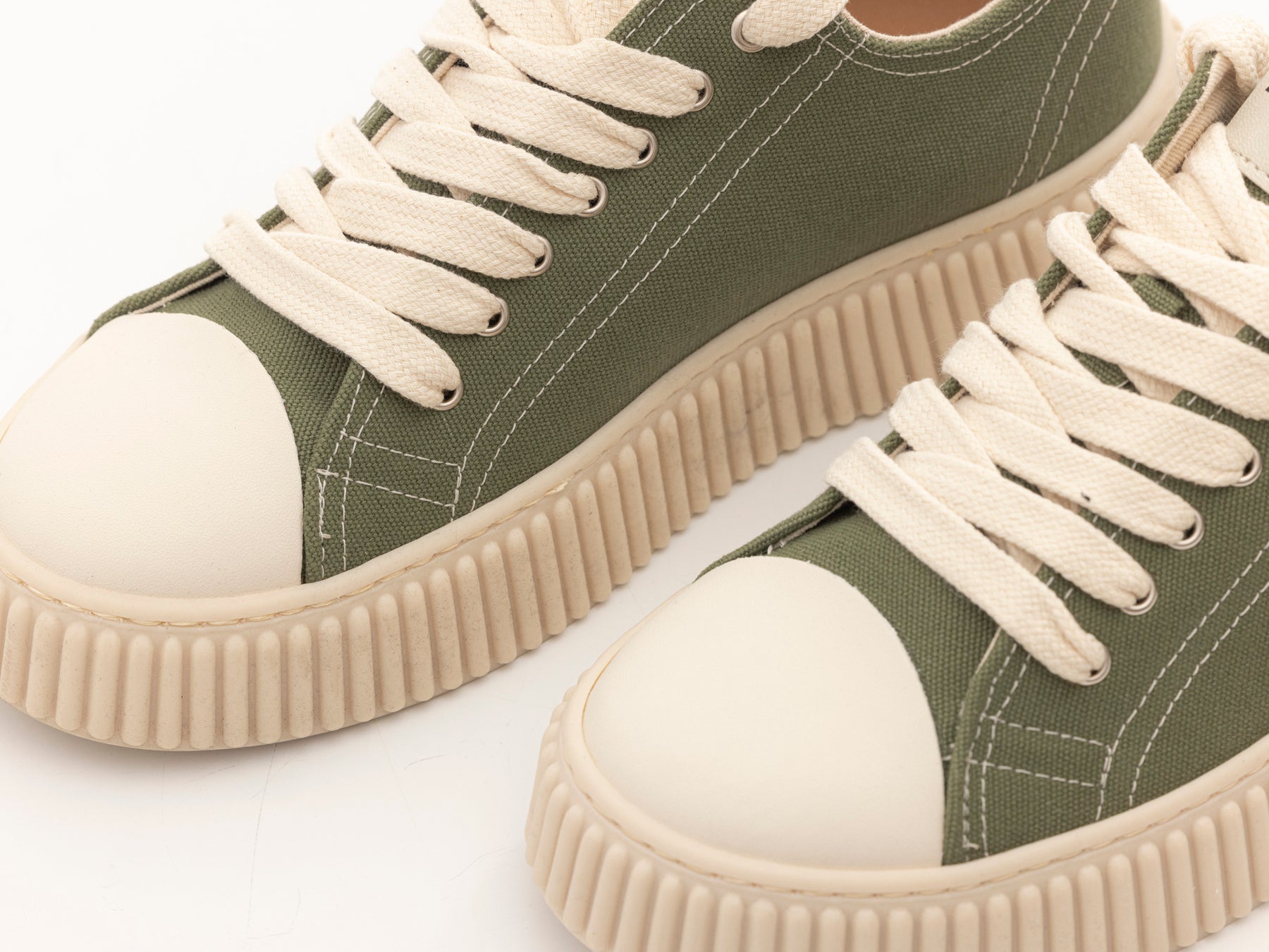 MAISON 9 PARIS Sneakers - Green Suede Leather