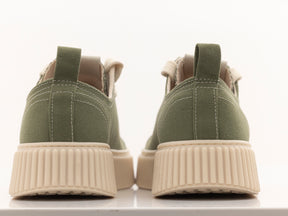MAISON 9 PARIS Sneakers - Green Suede Leather