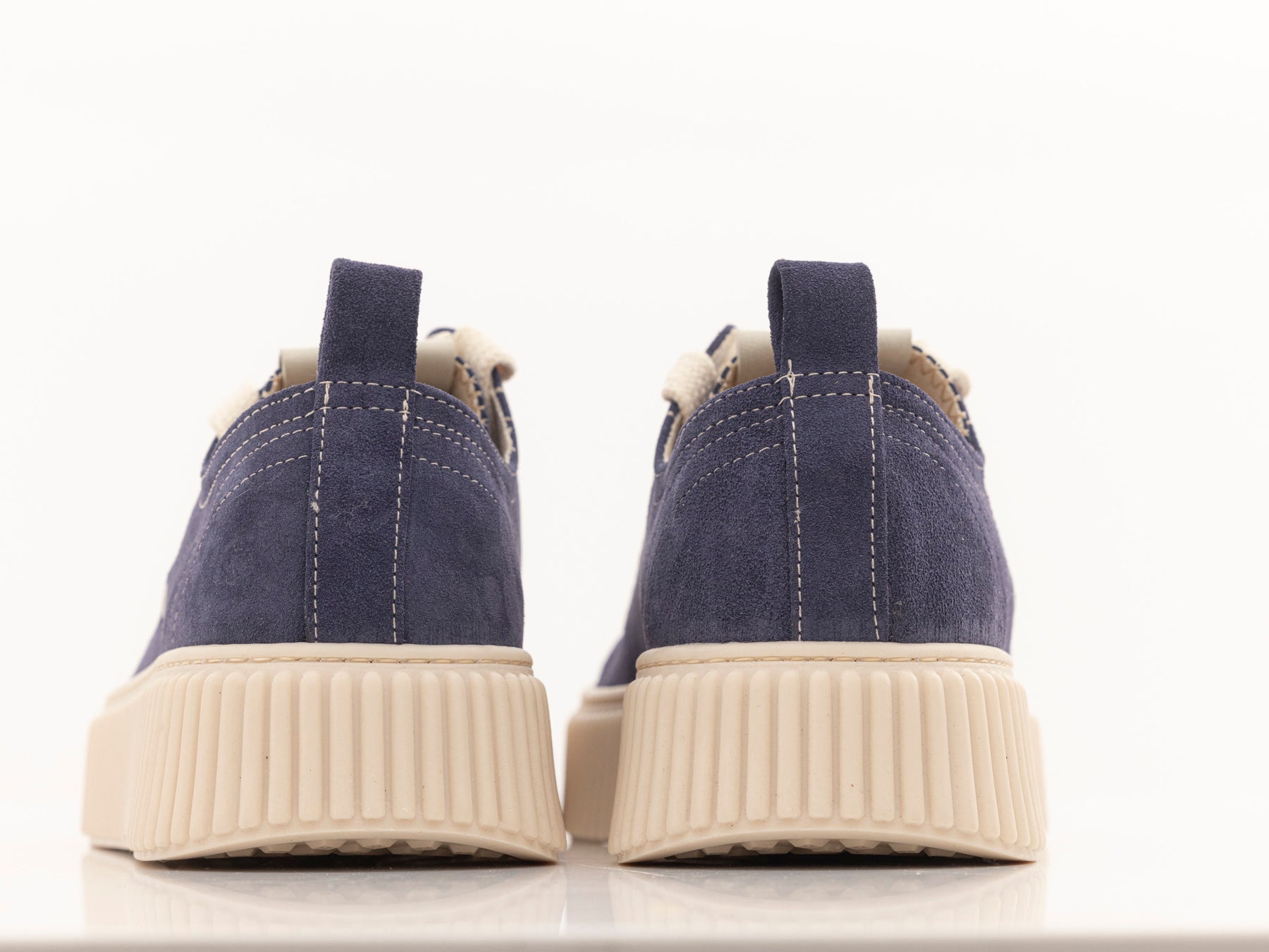 MAISON 9 PARIS Sneakers - Blue Jeans Suede Leather
