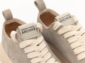 MAISON 9 PARIS Sneakers - Gray Suede Leather