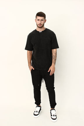 CREW Milano Neck Wash Oversized T-Shirt