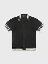 Ainker 802 Black Knit Button Shirt