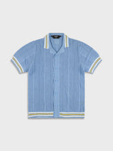 Ainker 802 Light Blue Knit Button Shirt