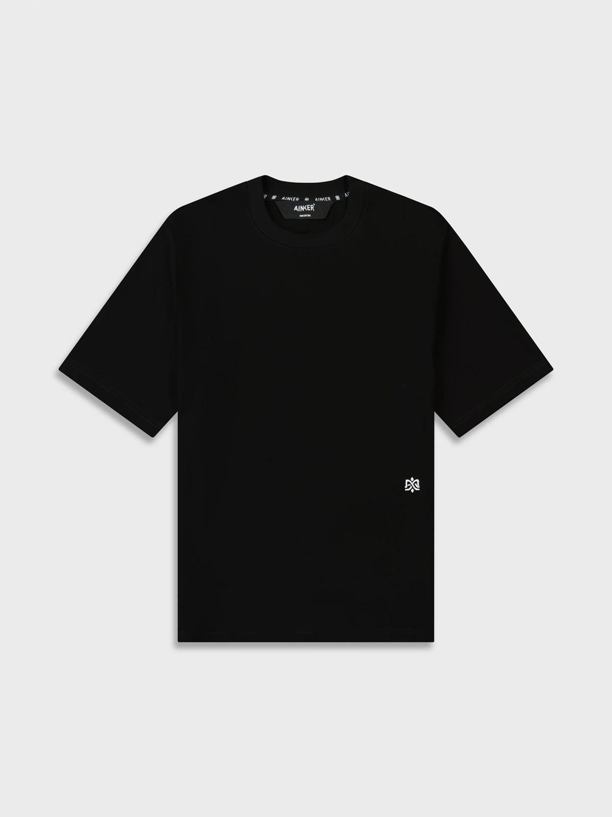 Ainker Mercerized 744 Black T-Shirt