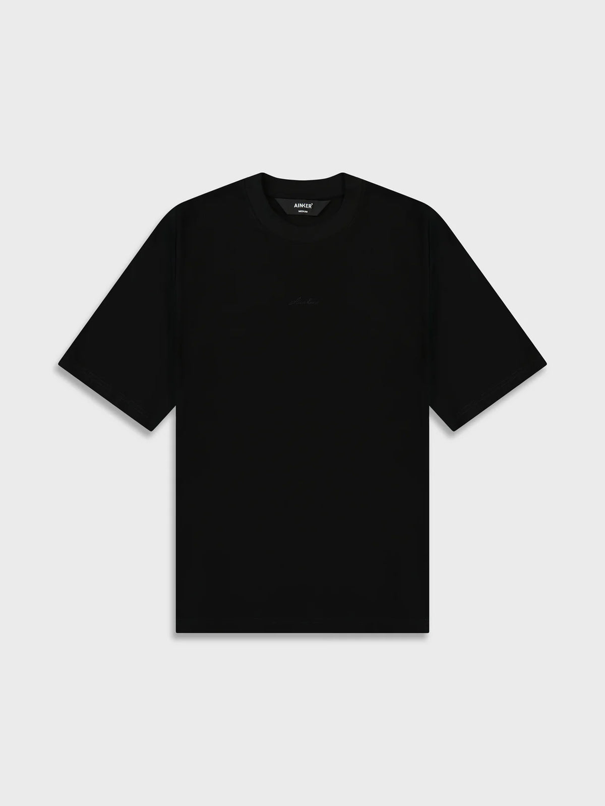 Ainker Mercerized 748 Black T-Shirt