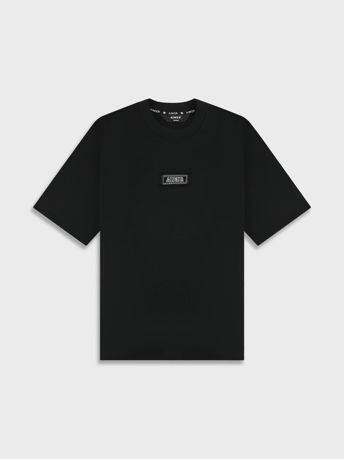Ainker Cotton 599 Black T-Shirt