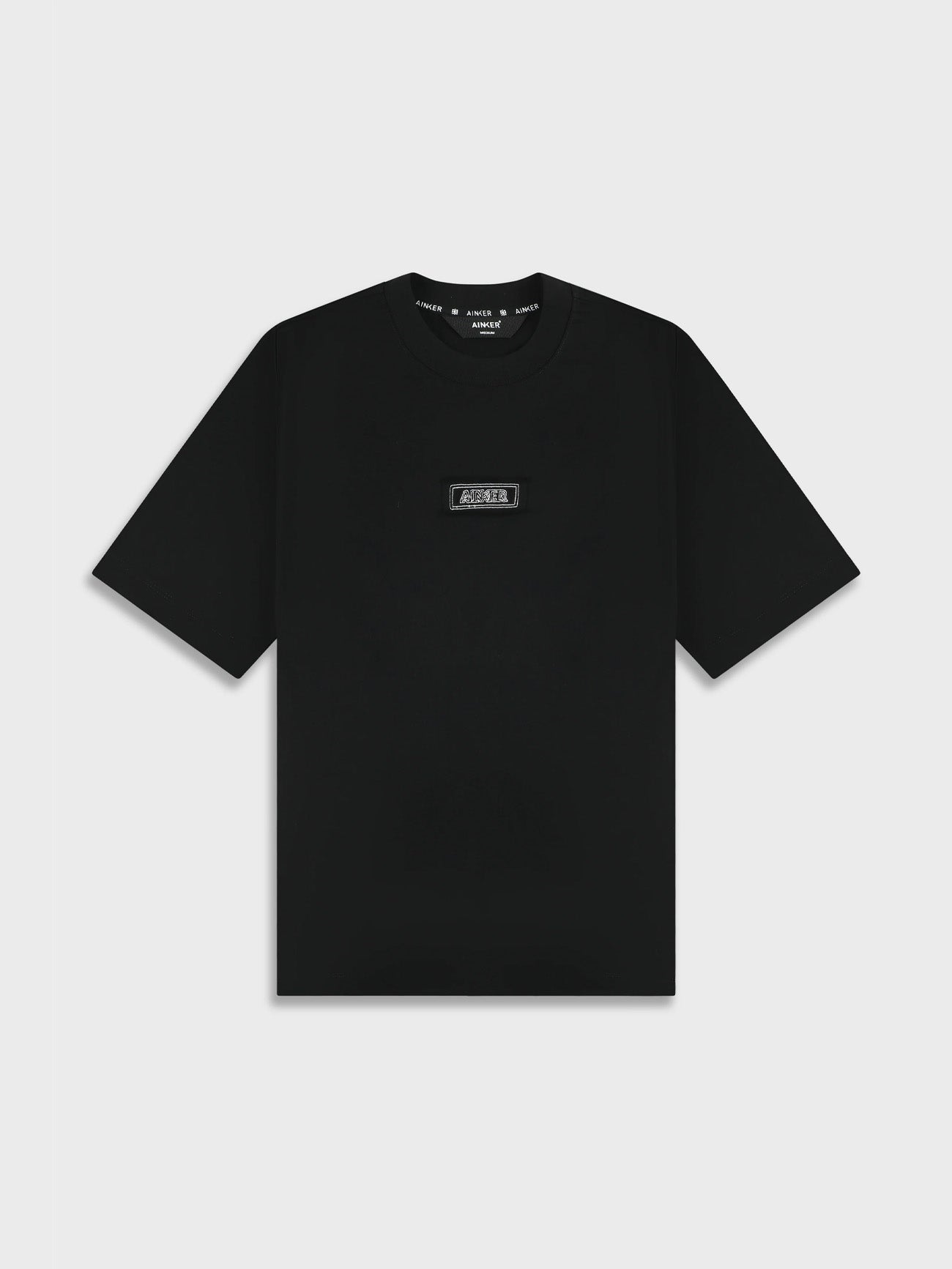 Ainker Cotton 599 Black T-Shirt