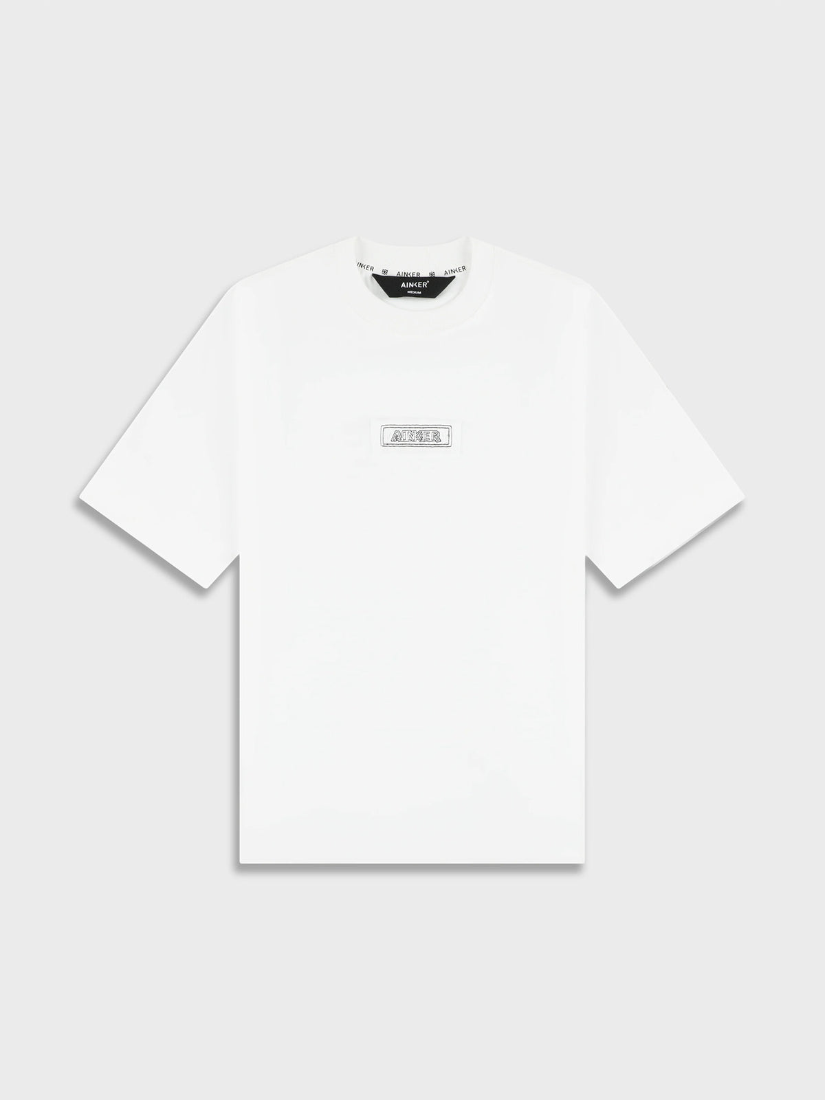 Ainker Cotton 599 White T-Shirt