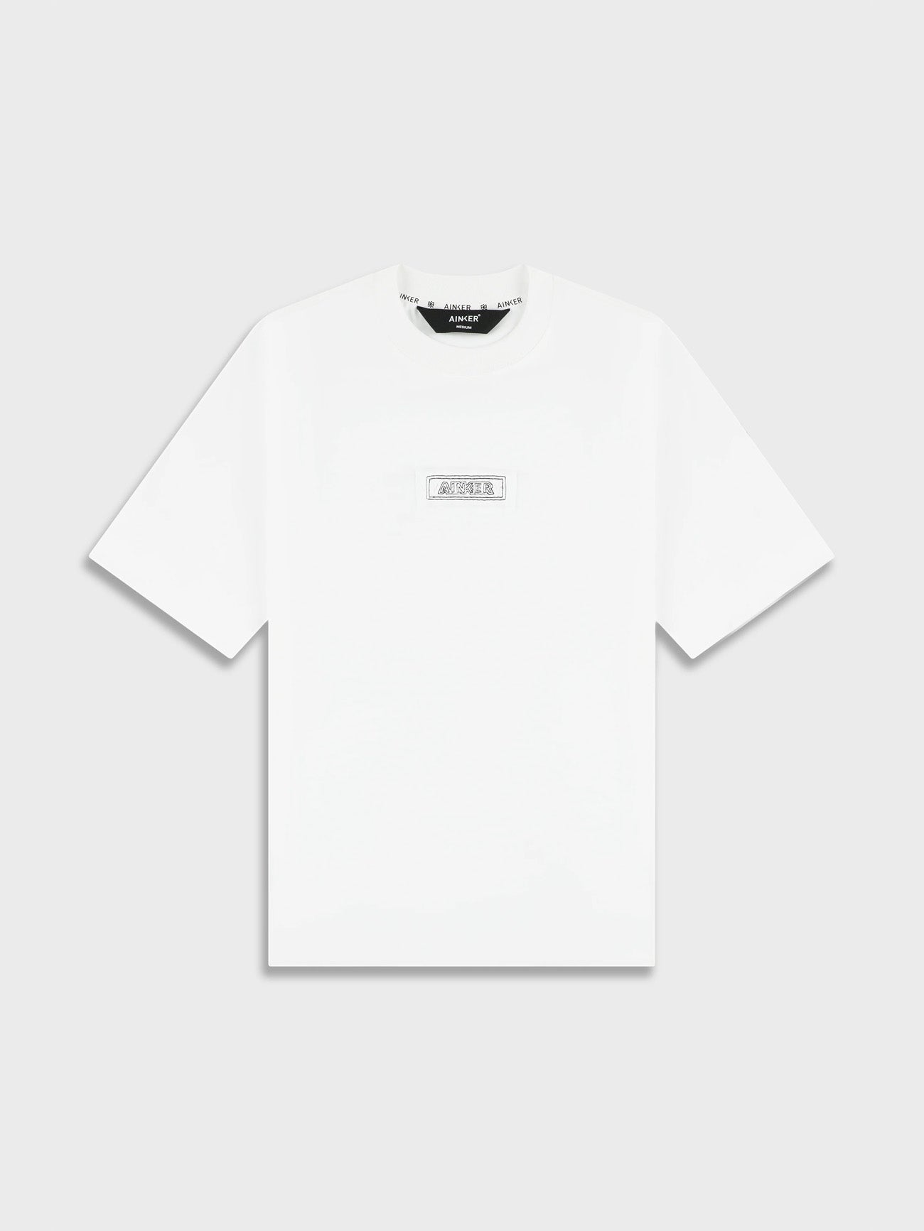 Ainker Cotton 599 White T-Shirt
