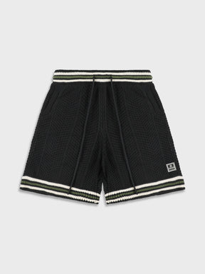 Ainker 802 Black Knit Short Pant