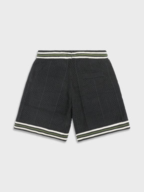 Ainker 802 Black Knit Short Pant