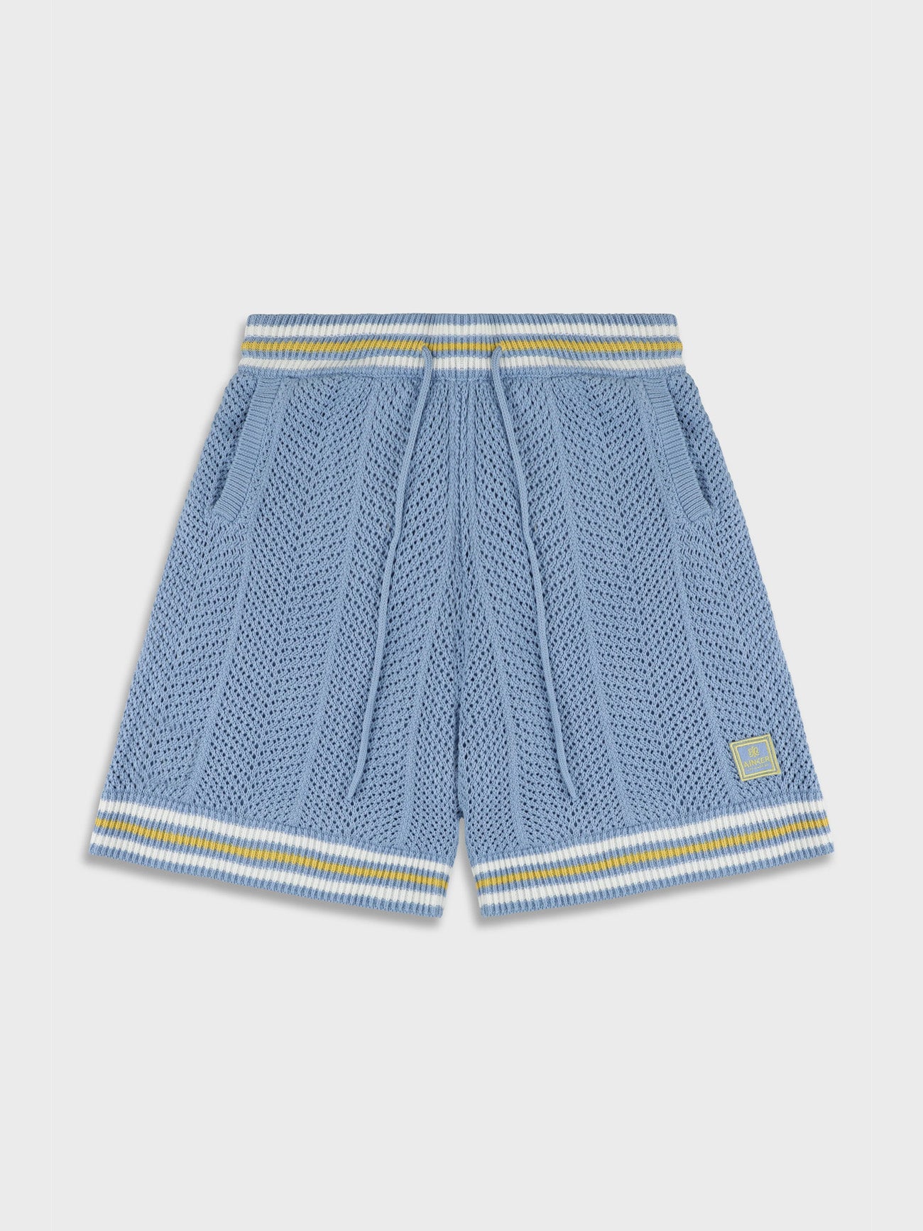 Ainker 802 Light Blue Knit Short Pant
