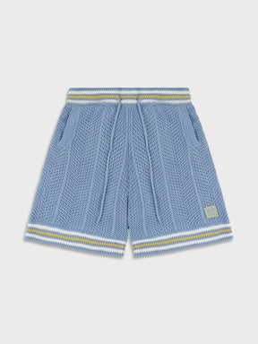 Ainker 802 Light Blue Knit Short Pant