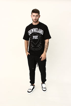 CREW Milano Sport Print Oversized T-Shirt