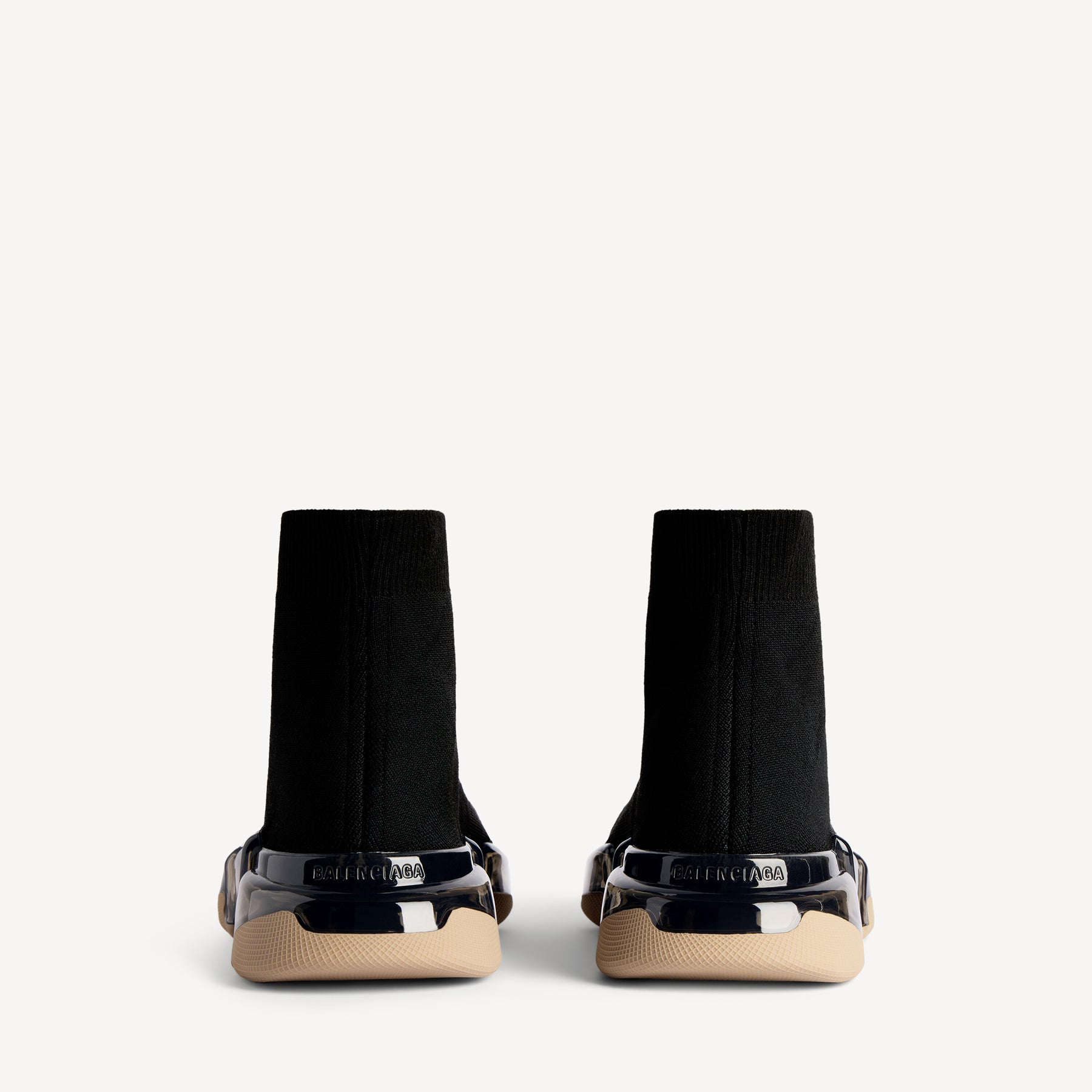 Balenciaga Black Speed Lt Sock Sneakers