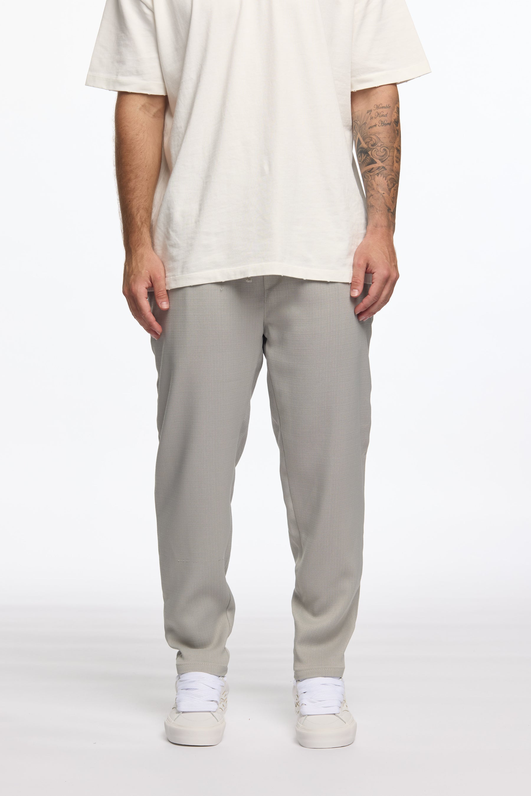 CREW MILANO Luxe Relax Pants Grey
