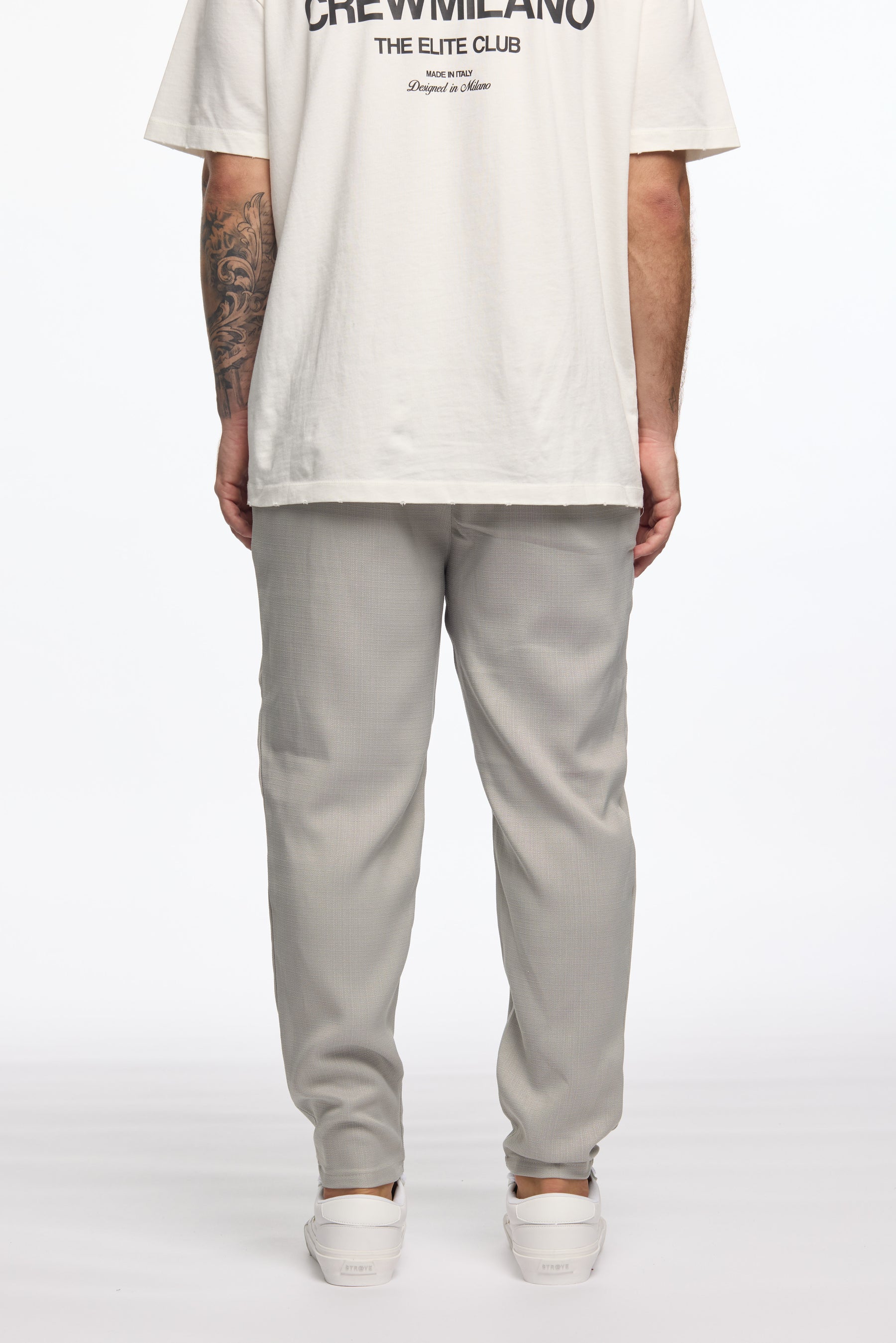 CREW MILANO Luxe Relax Pants Grey