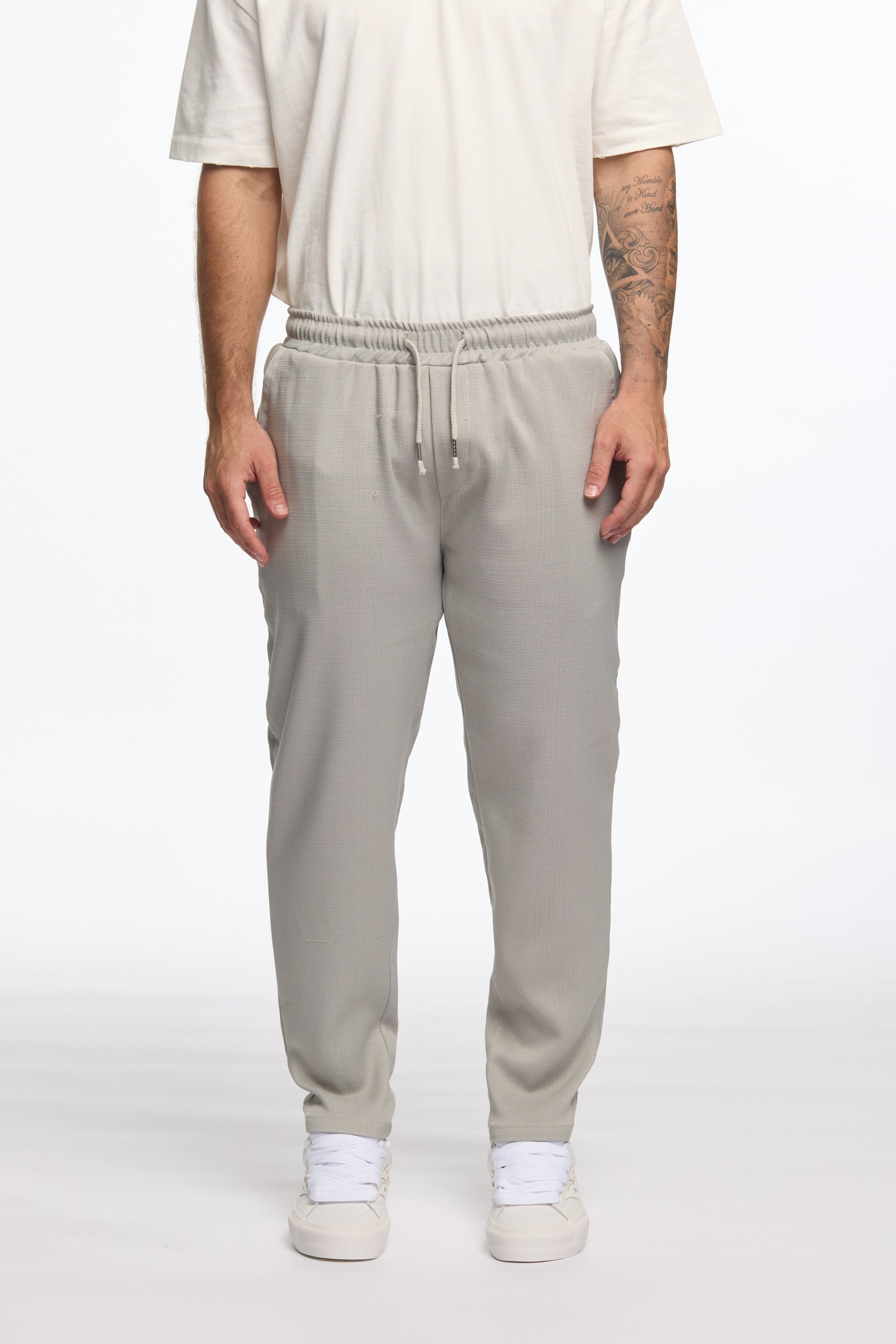 CREW MILANO Luxe Relax Pants Grey