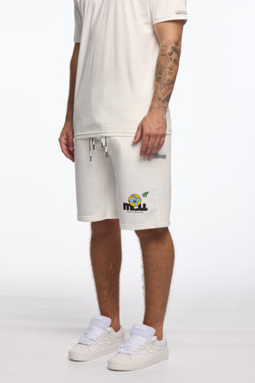 MCU Short Pants Logo Print
