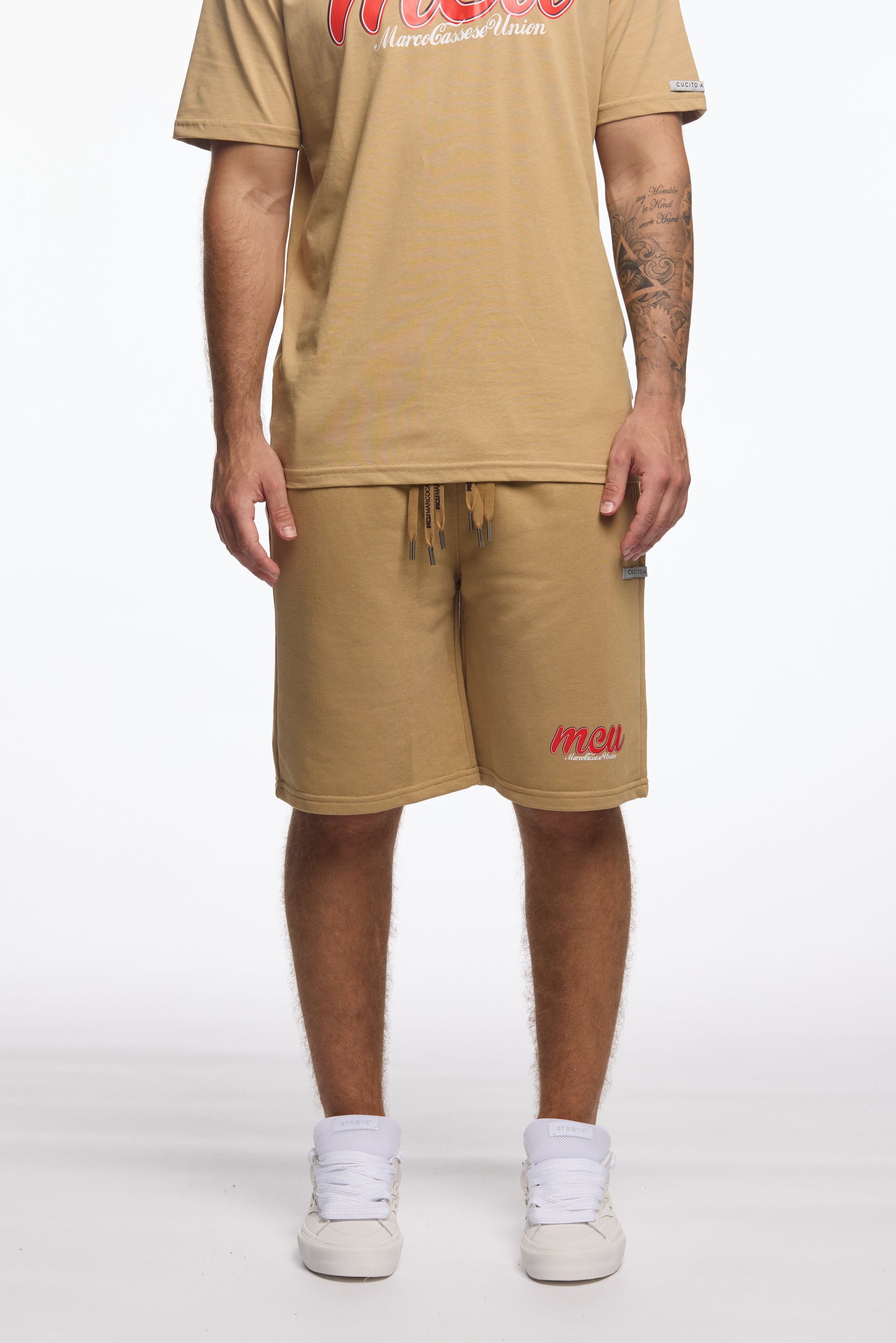 MCU Short Pants Logo Print