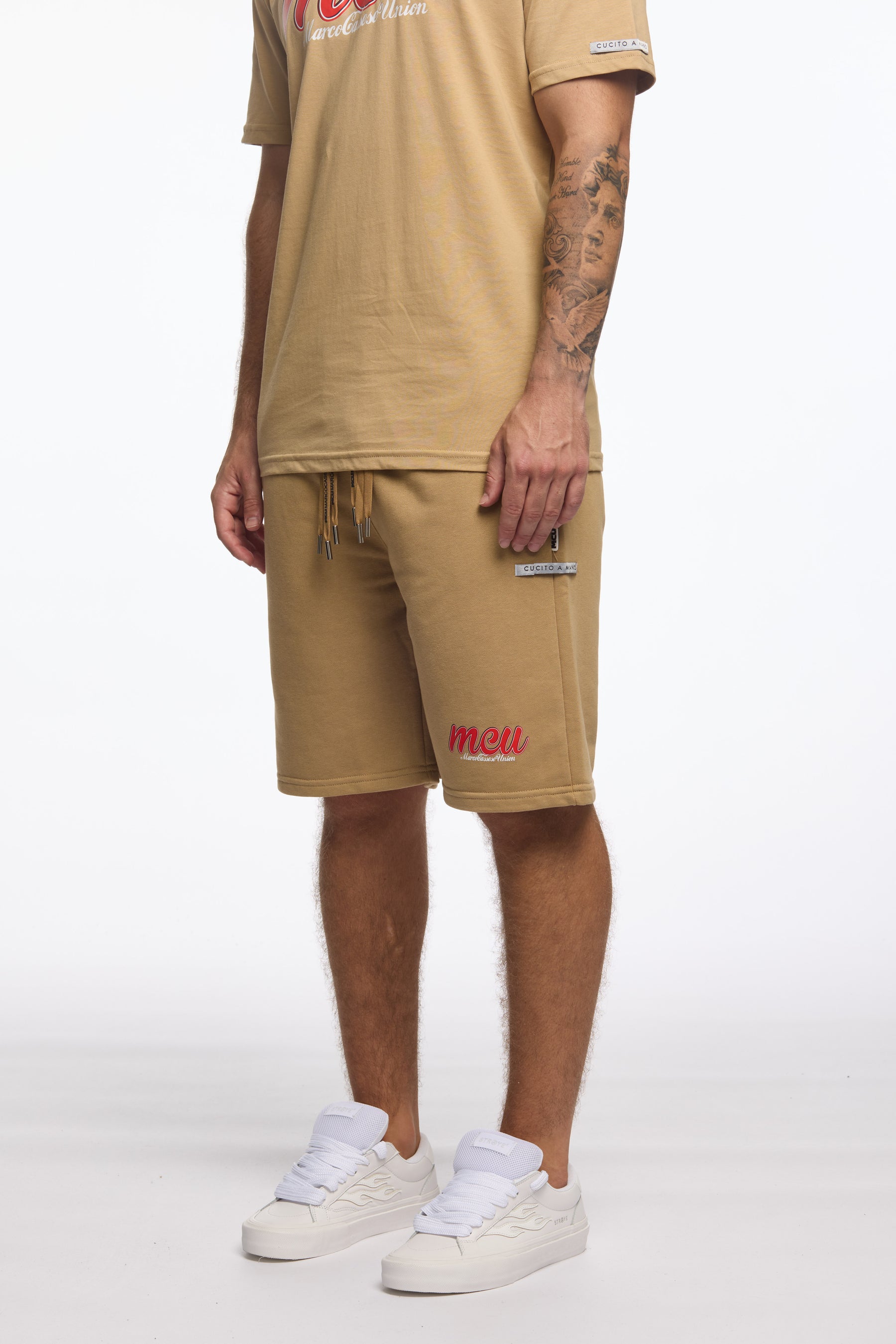 MCU Short Pants Logo Print