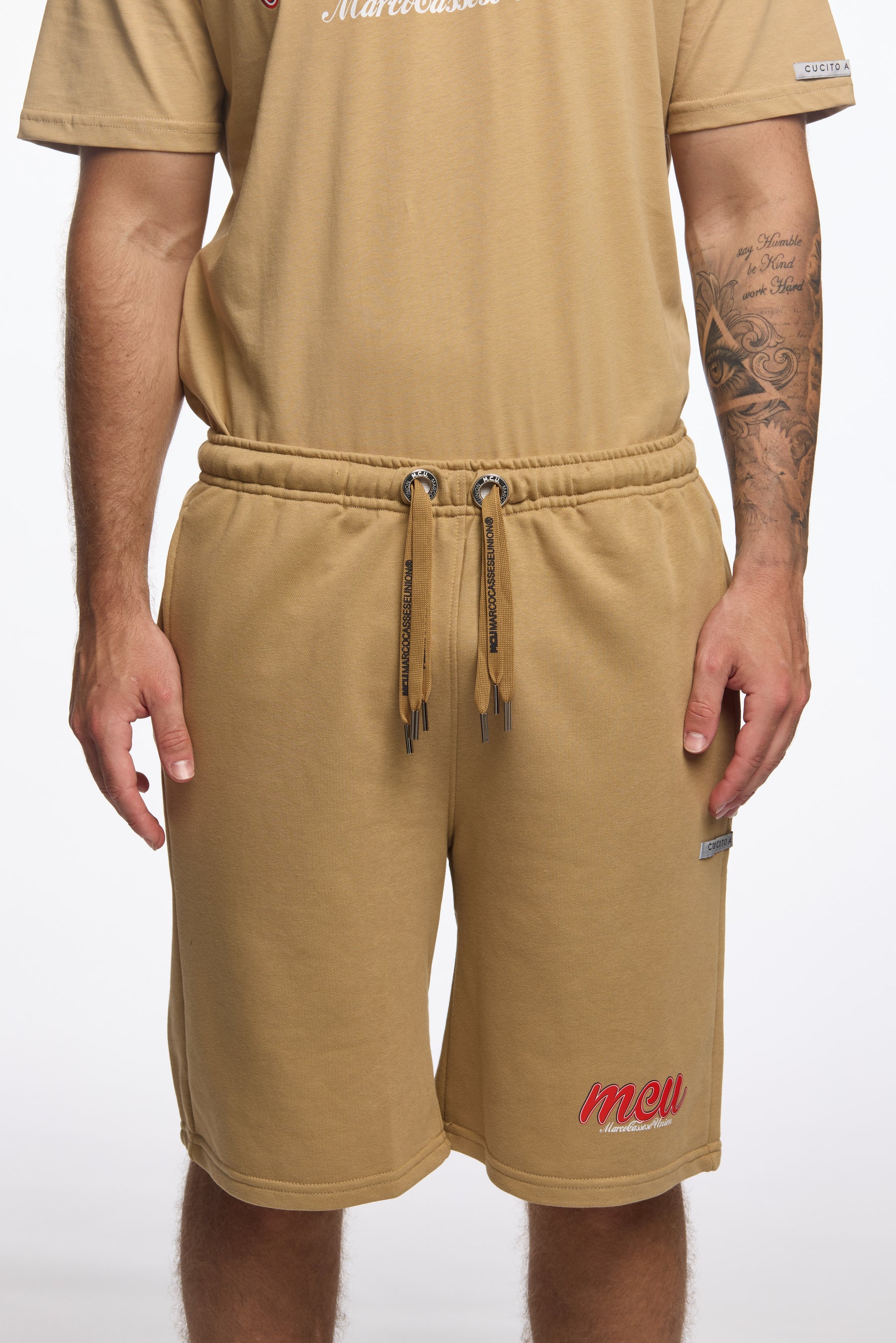 MCU Short Pants Logo Print