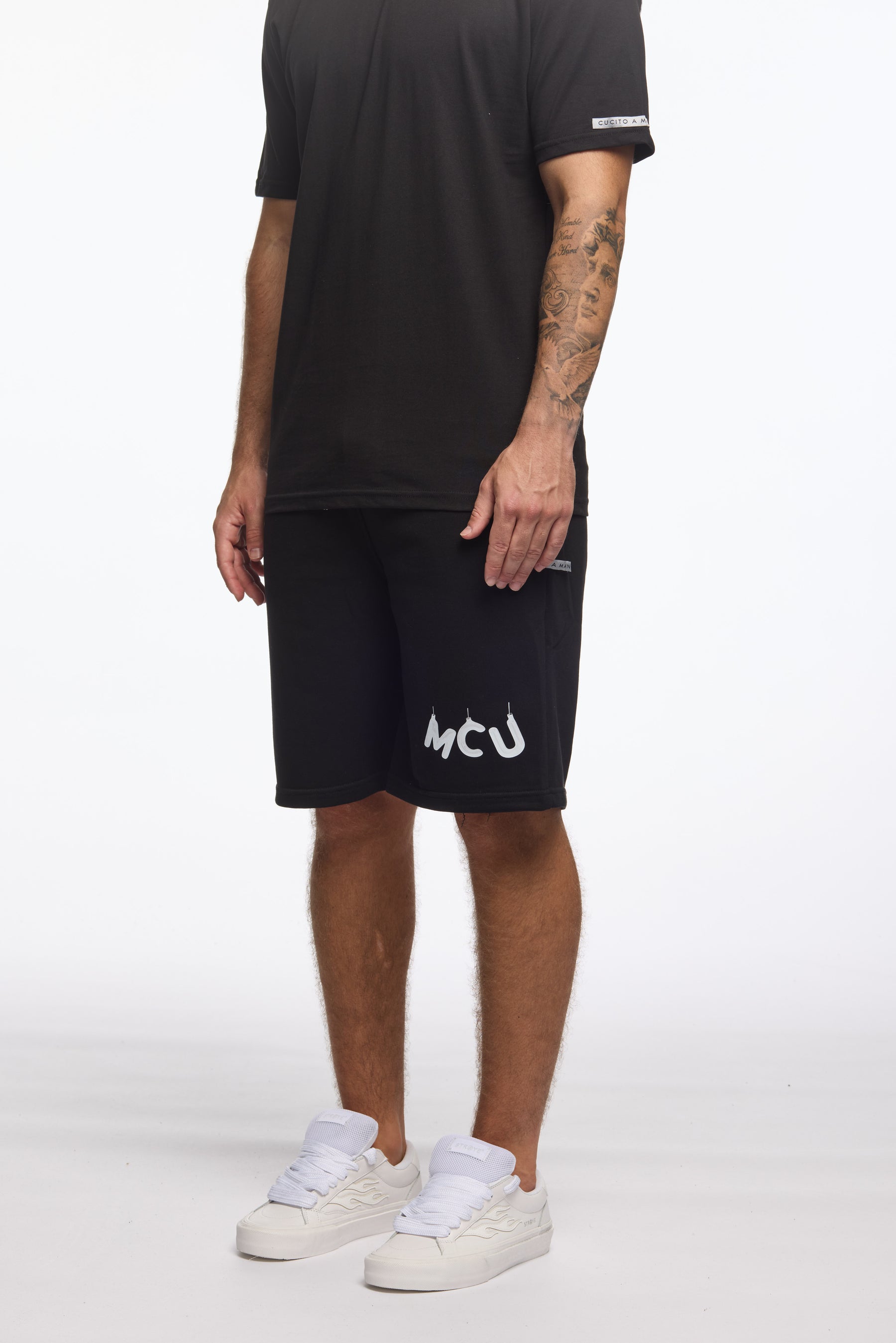 MCU Short Pants Logo Print