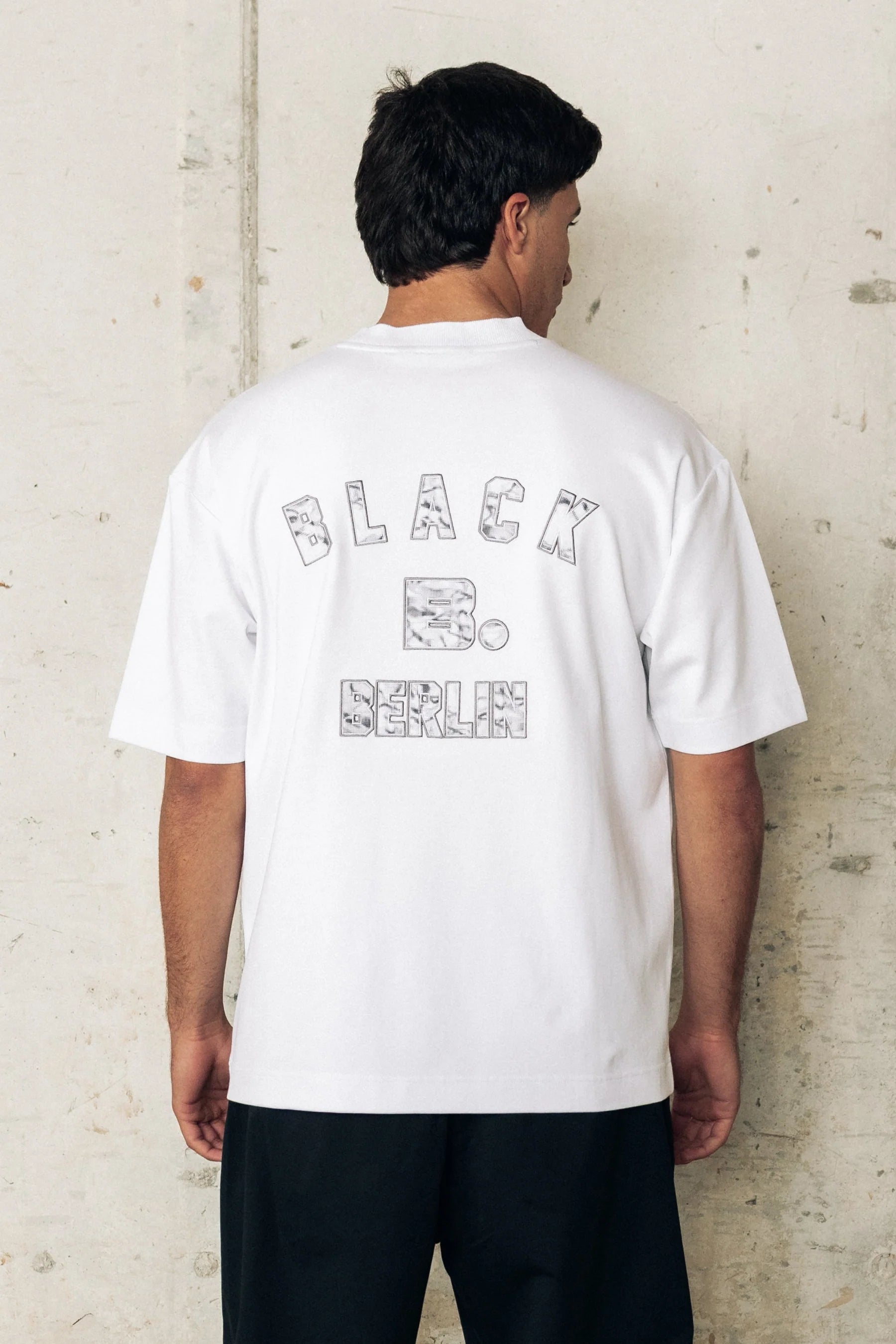 Black Dot T-SHIRT BD back graphic