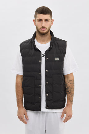 Dolce & Gabbana Black Padded Vest