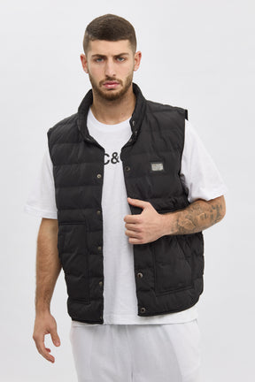 Dolce & Gabbana Black Padded Vest