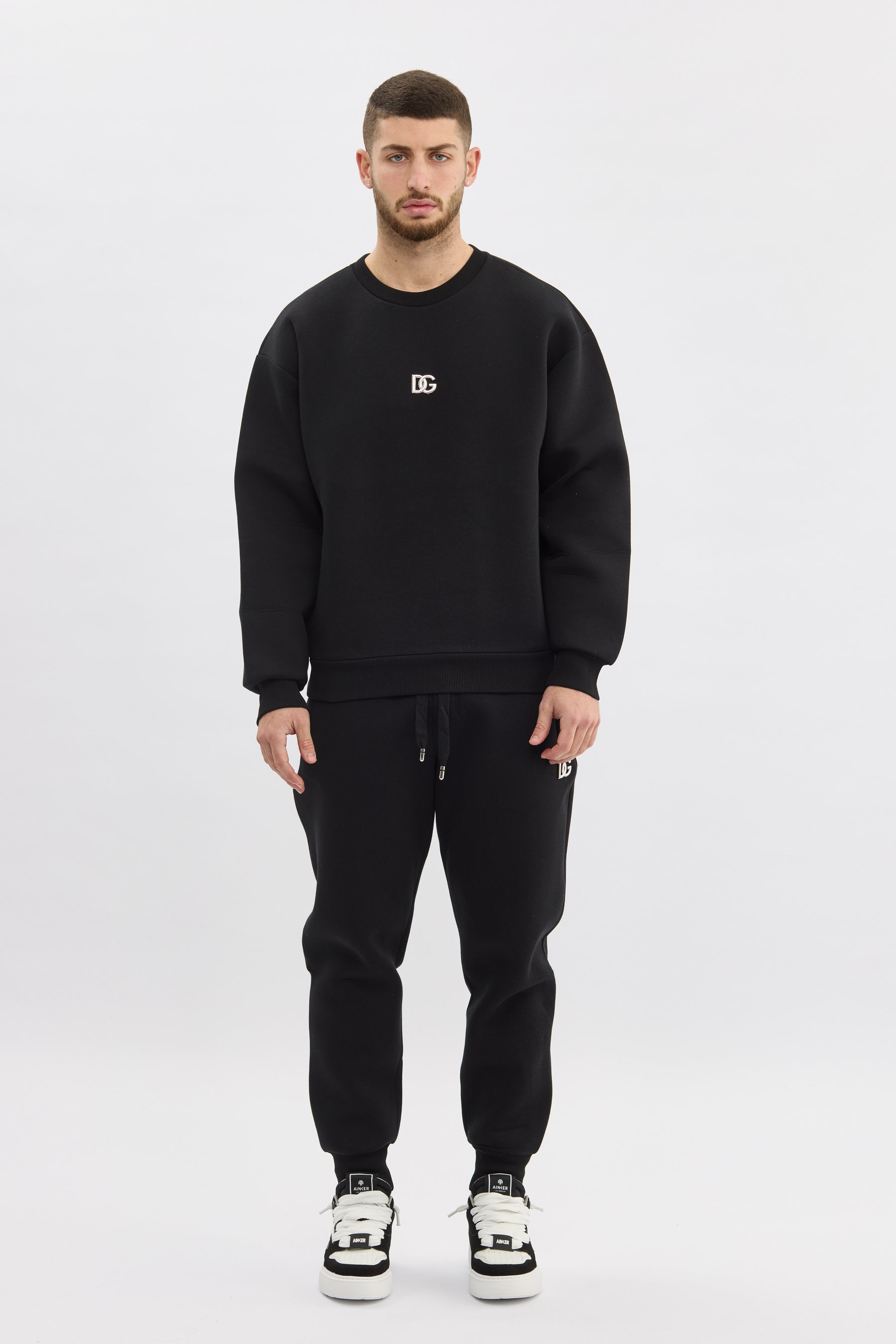 Dolce & Gabbana Black Logo Sweatpants