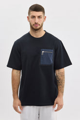 Fendi Navy Pocket T-Shirt