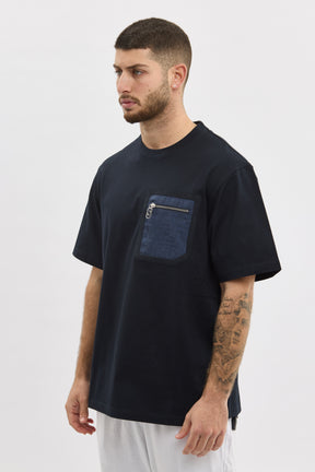 Fendi Navy Pocket T-Shirt