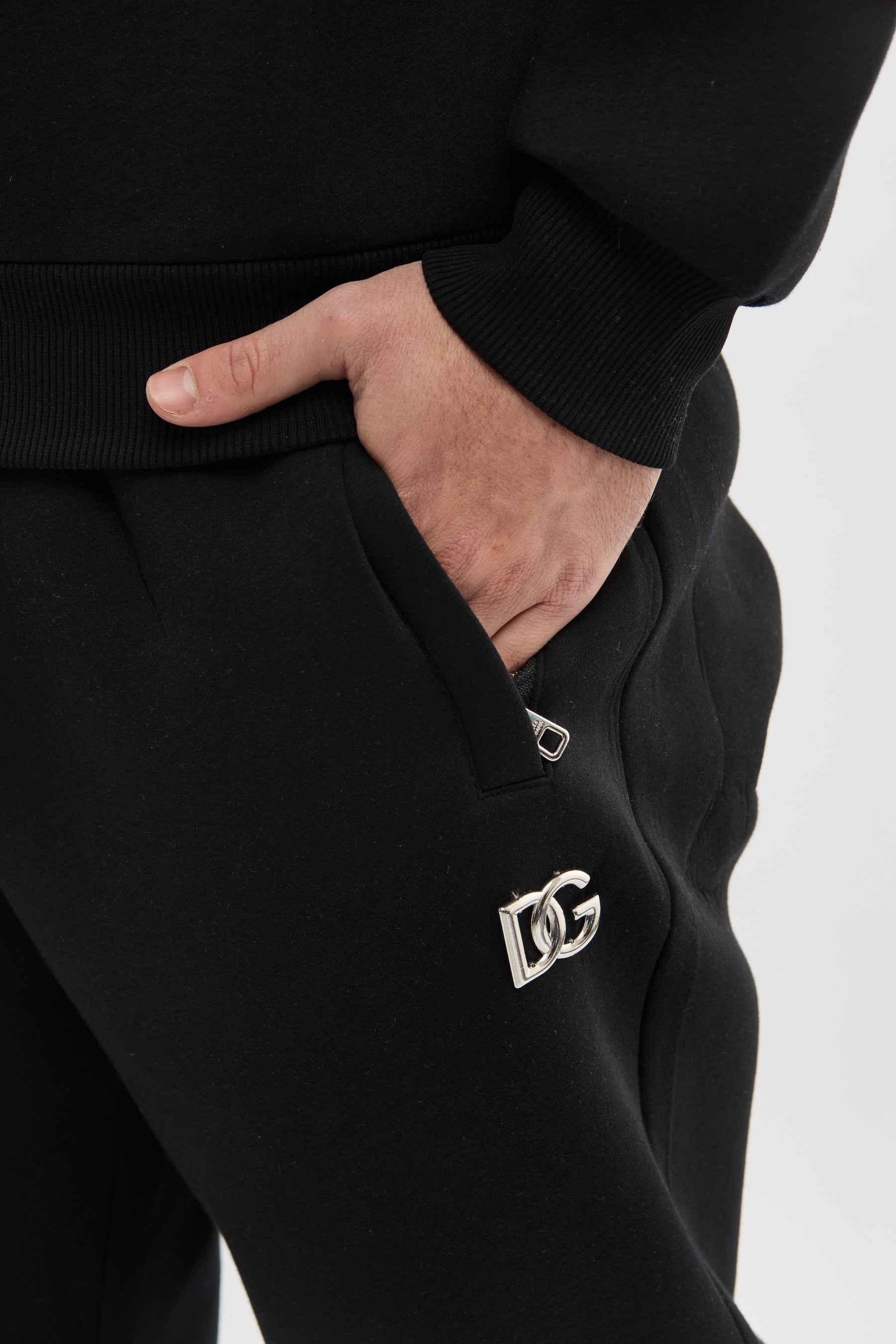 Dolce & Gabbana Black Logo Sweatpants