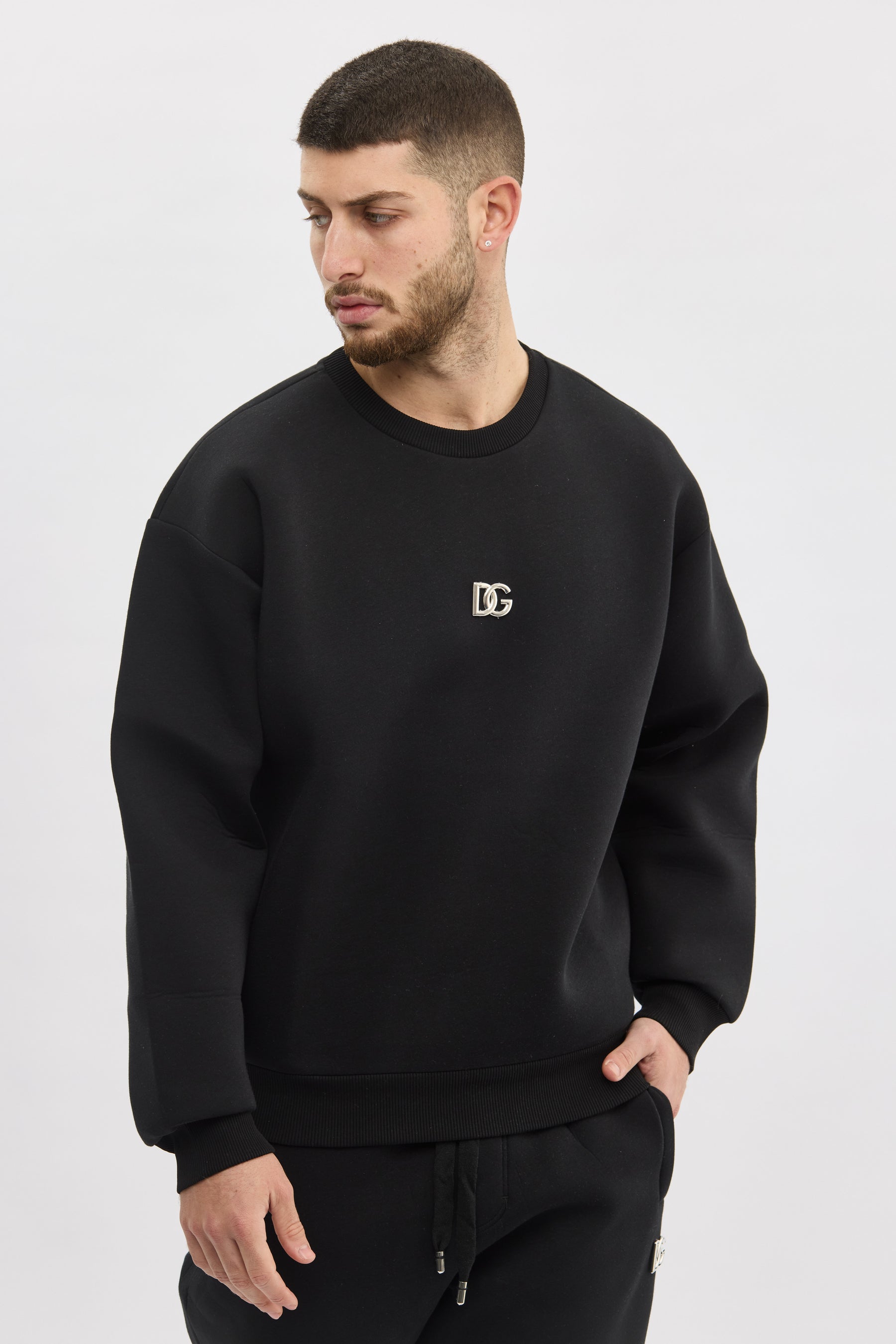 Dolce & Gabbana Black Logo Sweatshirt