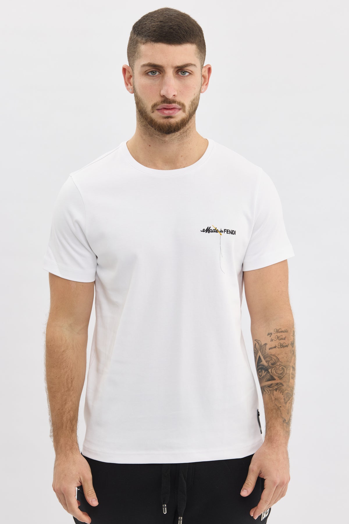 Fendi "Made in Fendi" White T-Shirt