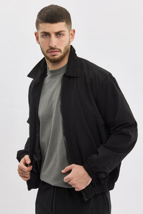 Crew Milano Black Lightweight Jacket