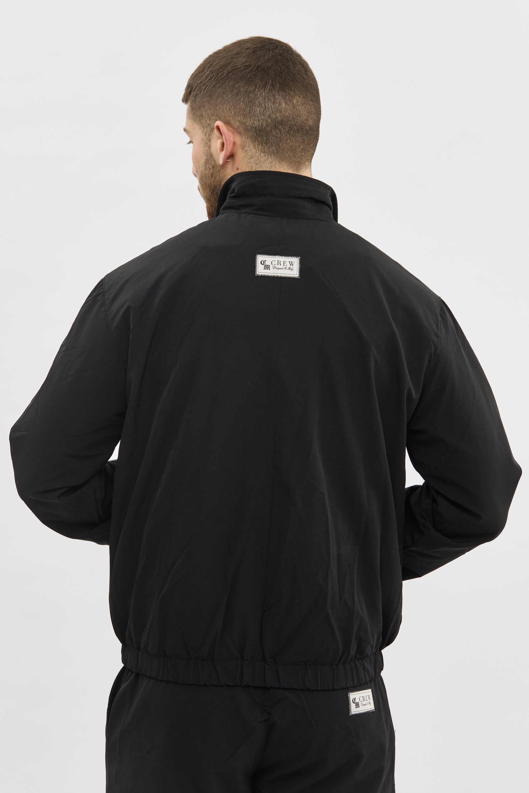 Crew Milano Black Lightweight Jacket