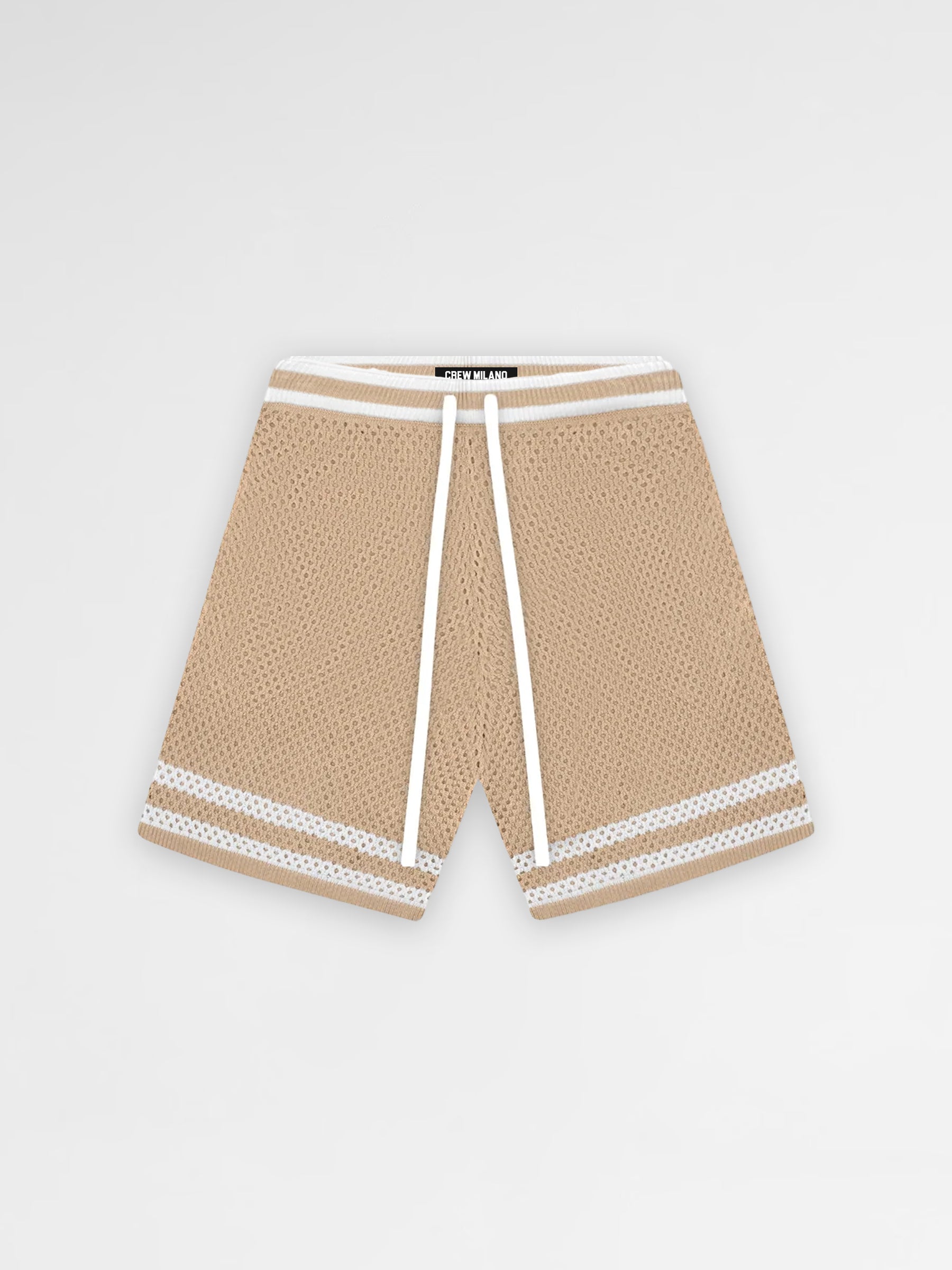 CREW Milano Tennis Shorts Knitwear Brown