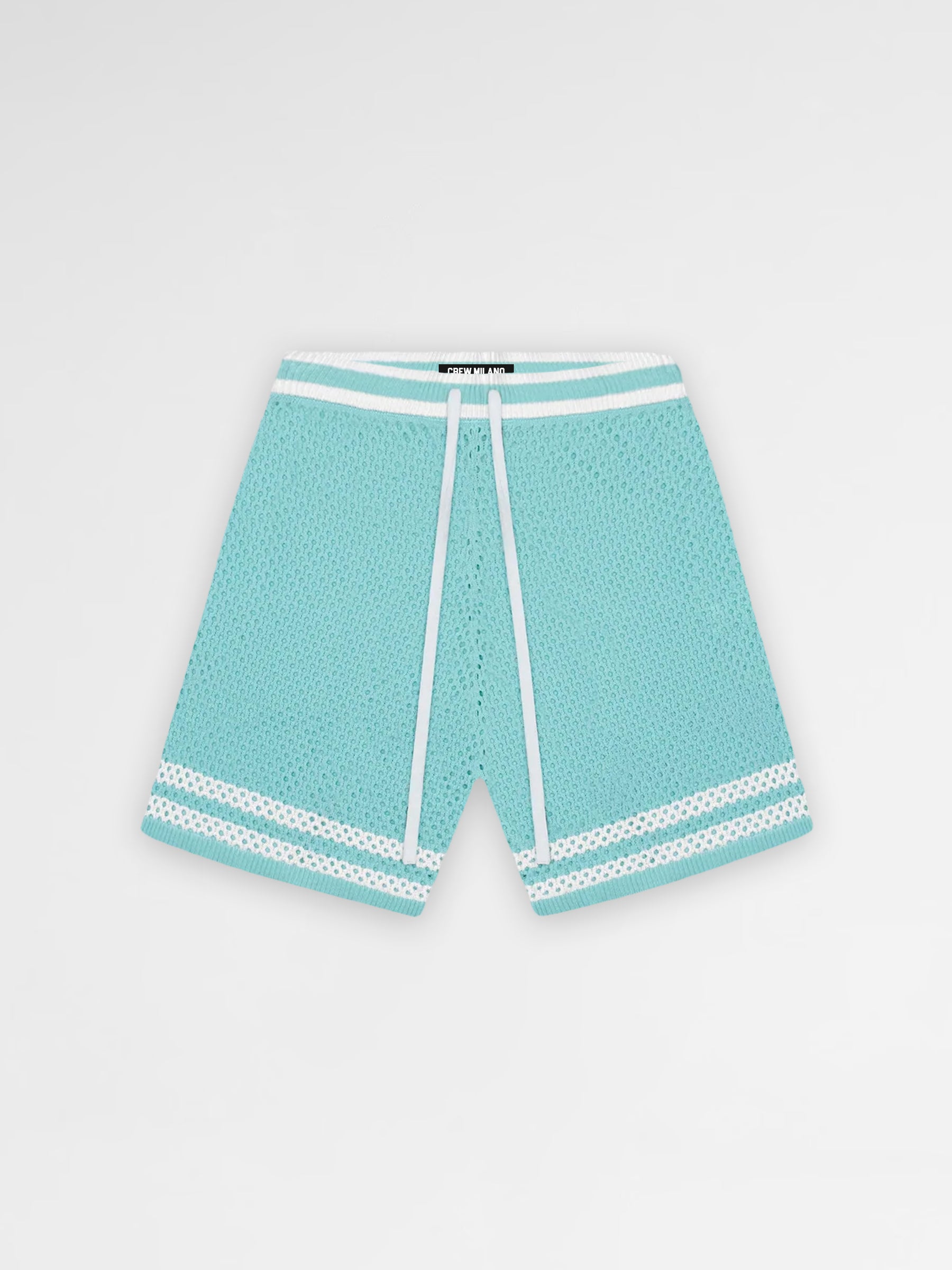 CREW Milano Tennis Shorts Knitwear Mint