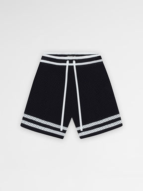 CREW Milano Tennis Shorts Knitwear Black