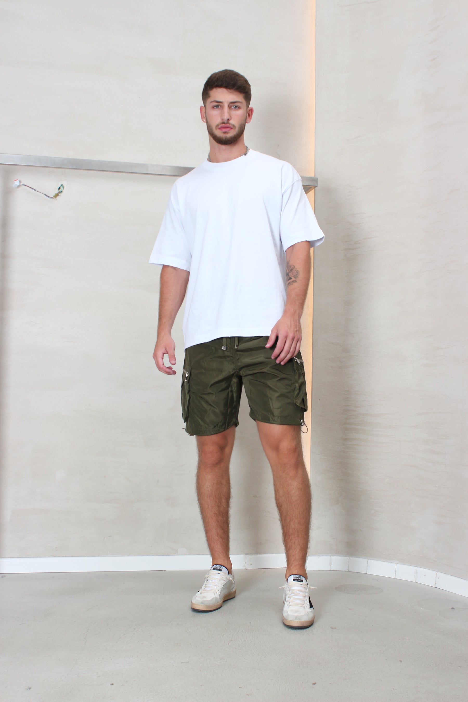 CREW Milano Short Cargo Zipper Lace