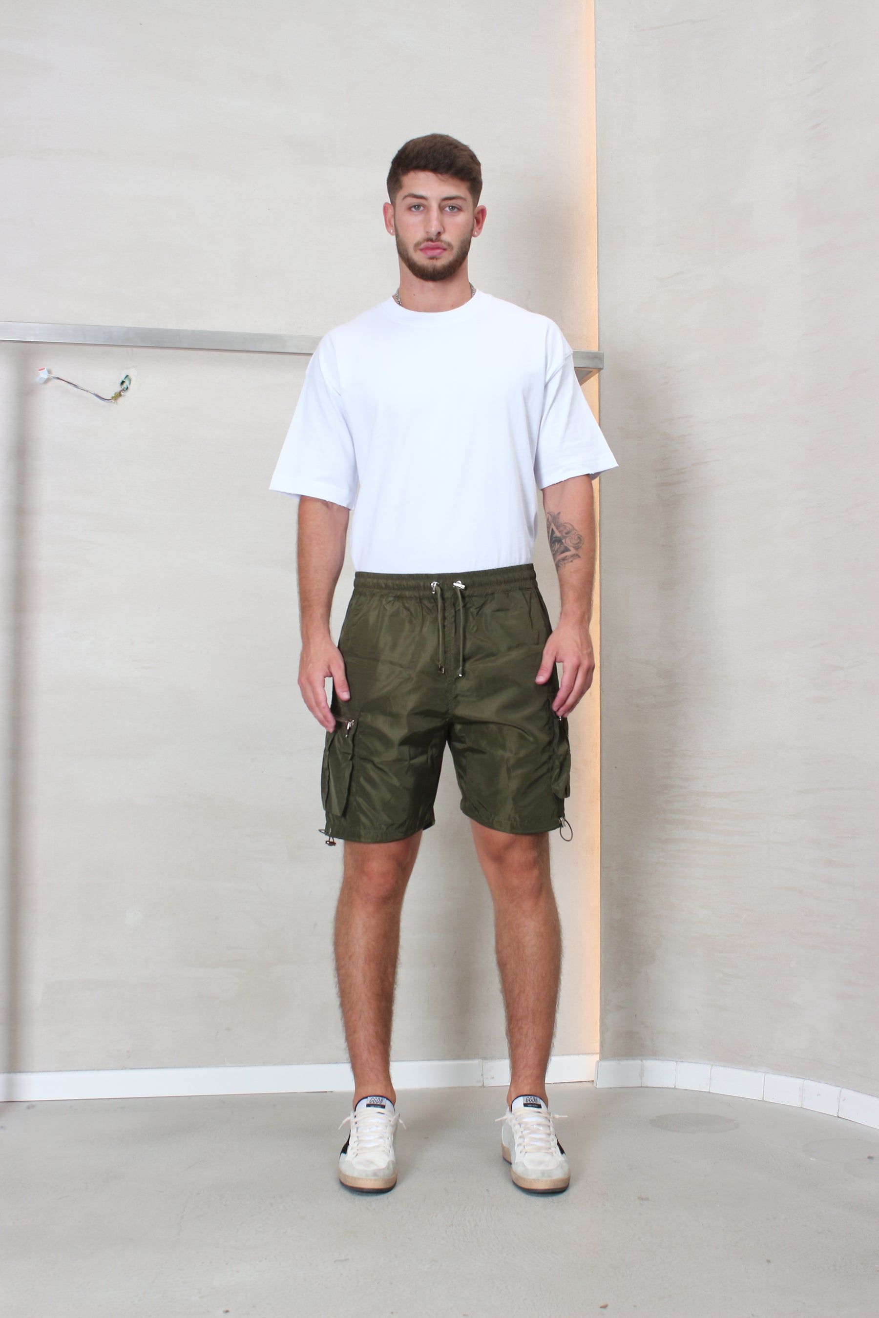 CREW Milano Short Cargo Zipper Lace