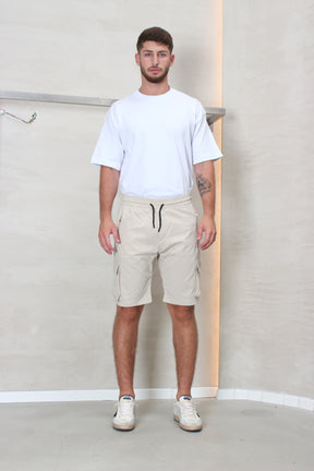 CREW Milano Short Cargo Pants Zipper Long Pocket