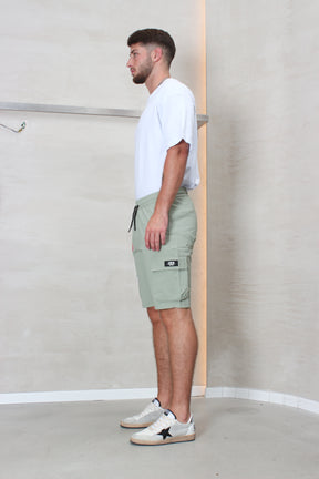 CREW Milano Short Cargo Pants Zipper Long Pocket