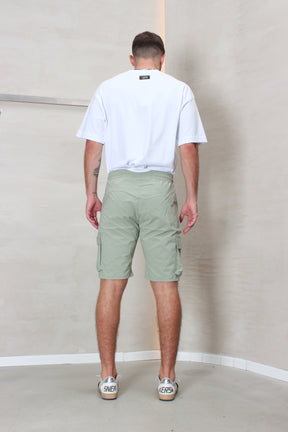 CREW Milano Short Cargo Pants Zipper Long Pocket