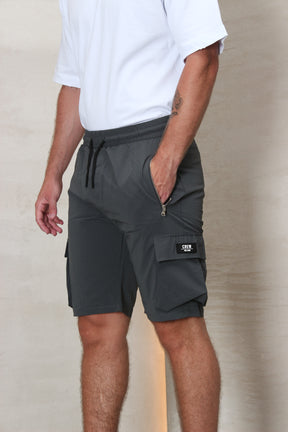 CREW Milano Short Cargo Pants Zipper Long Pocket