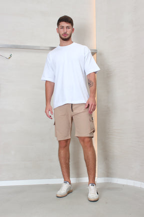 CREW Milano Short Cargo Pants Zipper Long Pocket